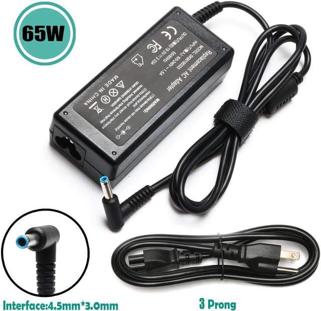 Alt view image 2 of 7 - 65W 19.5V Replacement AC Adapter Laptop Charger for HP Chromebook 11 14 G3 G4 G5 Probook 450 G3 G4 HP 15 15-d035dx 15-r029wm 15-f009wm 15-f023wm 15-f039wm Pavilion 15 au aw ab Series Power Supply