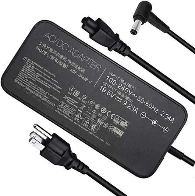 Main image of New 180W Laptop Charger FA180PM111 AC Power Adapter Fit for Asus ROG G75 G75VW G75VX G751JL G751JM G752VL GL502VT G750JW G750JM G750JX G-Series Gaming Laptops