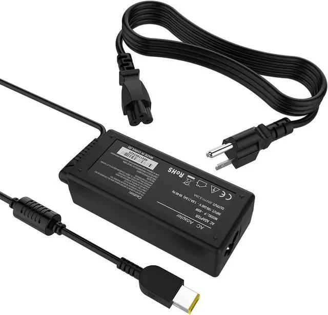 Main image of 65W 45W Laptop Charger 45 Watt AC Power Adapter for Lenovo ThinkPad E440 E450 E550 E560 T430 T440 T440S T440P T450 T460 T460S T540P T560 T470 G50 E540 Yoga S1 2 11 11s Slim Tip Power Supply by Kepmem