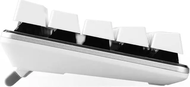 Alt view image 7 of 7 - Qisan Mechanical Gaming Keyboards Red Switch Wired Backlit Mechanical Mini Design (60%) 68 Kyes Keyboard White Magicforce