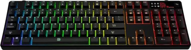 Alt view image 9 of 13 - Thermaltake Tt e Sports Poseidon Z RGB Software Controlled 16.8 Million Color Brown Switches Mechanical Gaming Keyboard KB-PZR-KBBRUS-01