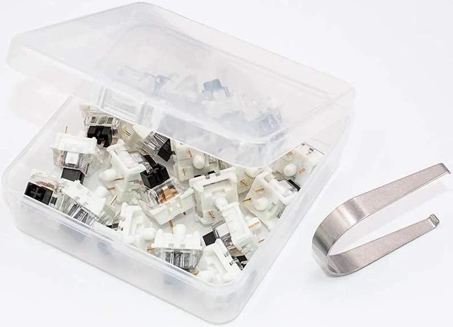 Alt view image 5 of 5 - outemu Black Switches,20-Pack 3-Pin Linear Heavy 65gf Dustproof RGB Key Switches - Cherry MX Equivalent - DIY Replaceable for Mechanical Keyboard