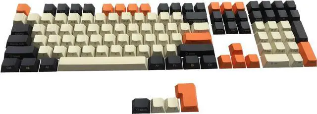 Alt view image 3 of 6 - PBT Keycaps Side Printed ANSI ISO Thick Cherry MX Key Caps Non-Backlit SeMi Profile for 60%/87/104/108 MX Switches Mechanical Gaming Keyboard(Carbon)