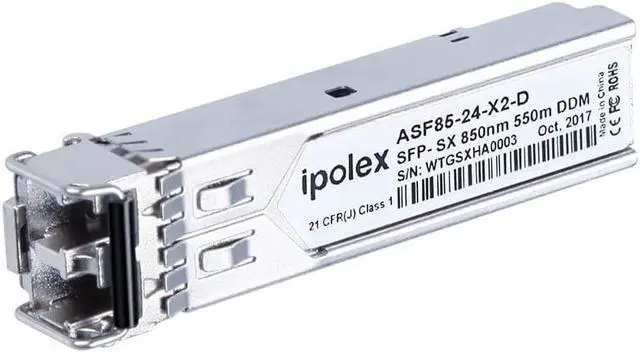 Alt view image 3 of 7 - Gigabit Ethernet Multi-Mode LC Fiber Media Converter (SFP SX Transceiver Included), up to 550M, 10/100/1000Base-Tx to 1000Base-SX