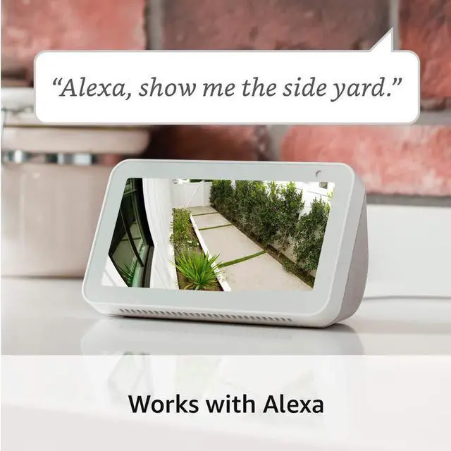 Alt view image 6 of 6 - Ring Spotlight Cam Wired - Plugged-in HD security camera with built-in spotlights, two-way talk and a siren alarm, Works with Alexa - White