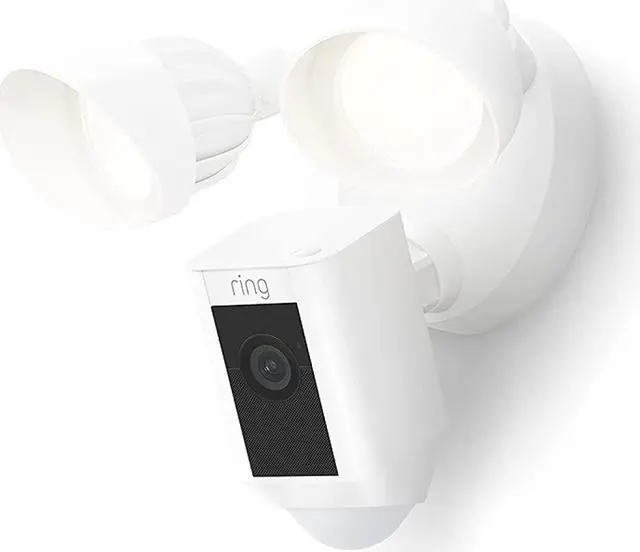 Alt view image 2 of 7 - Floodlight Cam Wired Plus with motion-activated 1080p HD video White (2021 release)