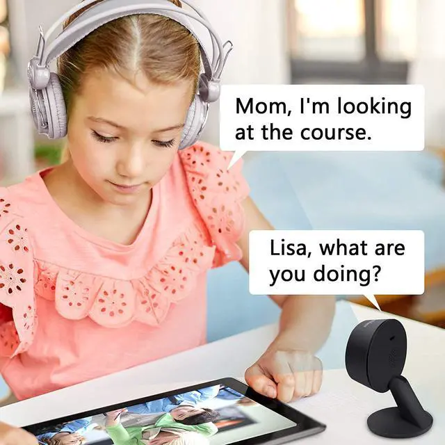 Alt view image 7 of 7 - LaView Security Cameras 4pcs, Home Security Camera Indoor 1080P, Wi-Fi Cameras Wired for Pet, Motion Detection, Two-Way Audio, Night Vision, Phone App, Works with Alexa, iOS & Android & Web Access