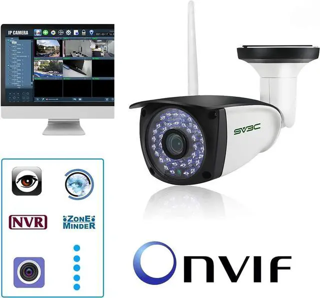 Alt view image 5 of 7 - SV3C WiFi Security Cameras Outdoor, 2 Pack 1080P Two-Way Audio Exterior IP Camera, Outside Surveillance Cam Supports Motion Detection, ONVIF Conformance, IP66 Waterproof, RTSP,Max 128GB SD Card Record