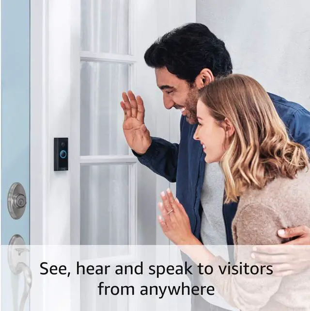 Alt view image 4 of 7 - Video Doorbell Wired (newest model) Use Two-Way Talk advanced motion detection HD camera and real-time alerts to monitor your front door (wiring required)