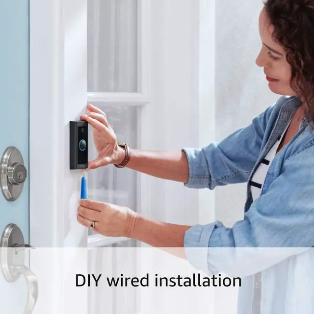 Alt view image 4 of 6 - Ring Video Doorbell Wired with All-new Ring Indoor Cam (White) and Ring Alarm 5-Piece (White)