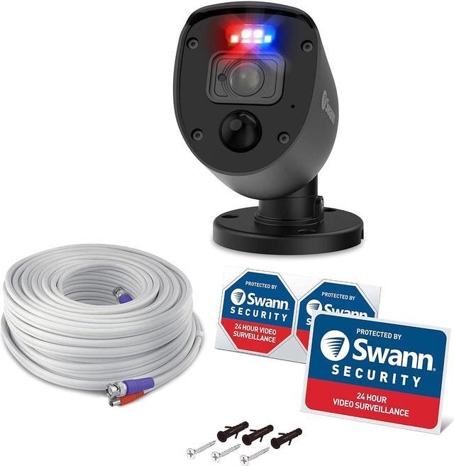 Alt view image 5 of 6 - Swann 1080p Black Flashing Lights Bullet Camera (Add-on)