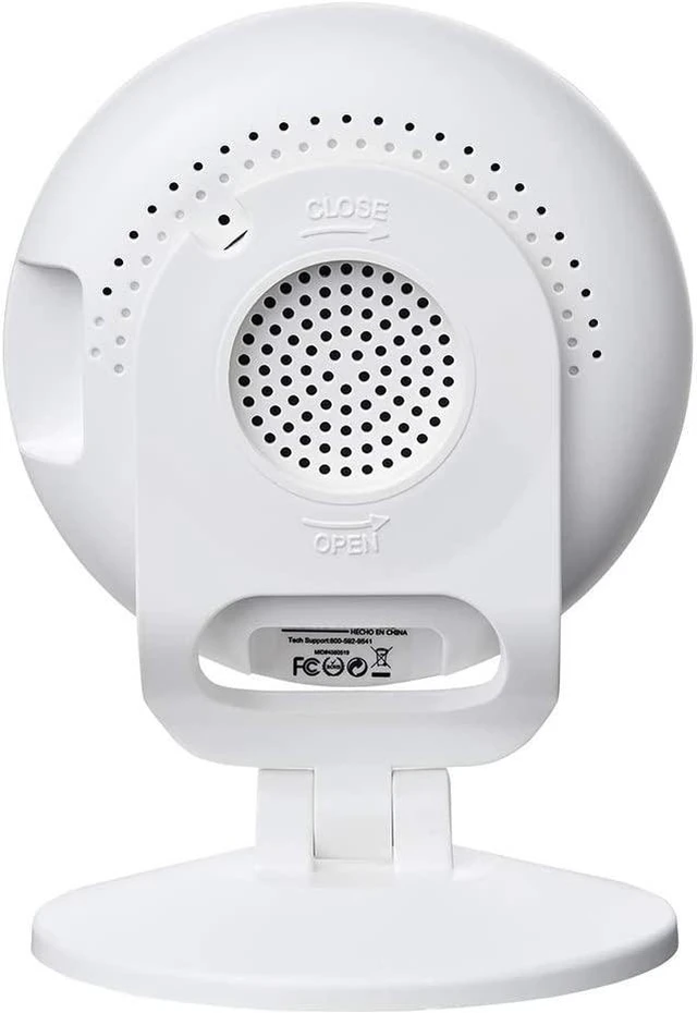 Alt view image 3 of 7 - IPC-117 1080p Full HD Wi-Fi Smart IP Camera 360° View Angle Lens, White (IPC117-WHT)