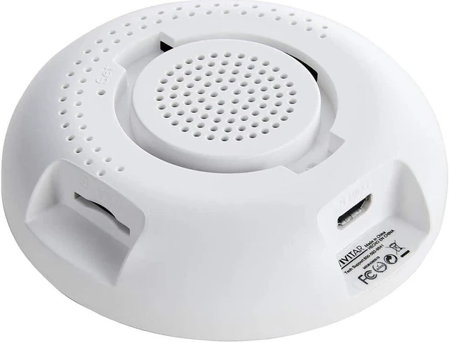 Alt view image 6 of 7 - IPC-117 1080p Full HD Wi-Fi Smart IP Camera 360° View Angle Lens, White (IPC117-WHT)