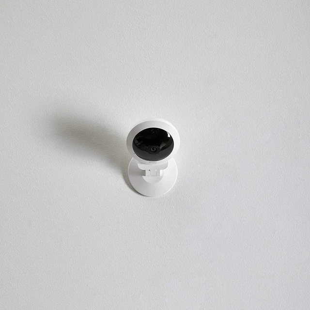 Alt view image 7 of 7 - IPC-117 1080p Full HD Wi-Fi Smart IP Camera 360° View Angle Lens, White (IPC117-WHT)
