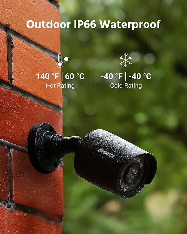 Alt view image 6 of 7 - 8CH H.265+ 3K Lite Surveillance Security Camera System with AI Human/Vehicle Detection, 4 x 1920TVL 2MP Wired CCTV IP66 Cameras for Indoor Outdoor Use, Remote Access, 1TB Hard Drive Included