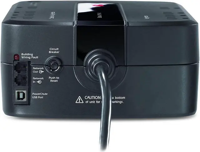 Alt view image 2 of 3 - APC UPS, 550VA UPS Battery Backup Surge Protector, BE550G Backup Battery Power Supply, Dataline Protection, Back-UPS Series Uninterruptible Power Supply