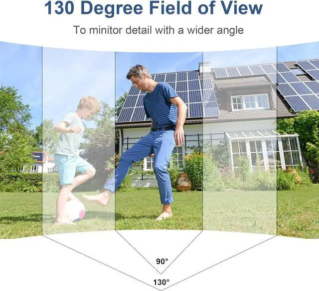 Alt view image 7 of 7 - LaView Security Cameras for Home + 2X 32GB SD Cards,PT Home Security Camera System with Motion Detection,Two-Way Audio,Night Vision,Indoor WiFi Camera for Baby/pet,Alexa,USA Cloud Service