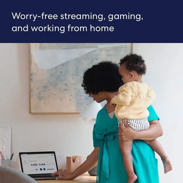Alt view image 5 of 7 - Amazon eero 6 dual-band mesh Wi-Fi 6 router with built-in Zigbee smart home hub