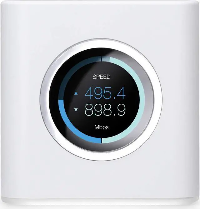 Main image of AmpliFi HD Wifi Router by Ubiquiti Labs, Seamless Whole Home Wireless Internet Coverage, HD Wifi Router with Touchscreen Display, 4 Gigabit Ethernet, 1 WAN Port, Ethernet Cable, Expandable Mesh System