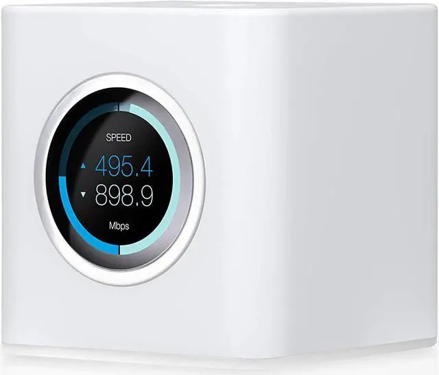 Alt view image 2 of 5 - AmpliFi HD Wifi Router by Ubiquiti Labs, Seamless Whole Home Wireless Internet Coverage, HD Wifi Router with Touchscreen Display, 4 Gigabit Ethernet, 1 WAN Port, Ethernet Cable, Expandable Mesh System