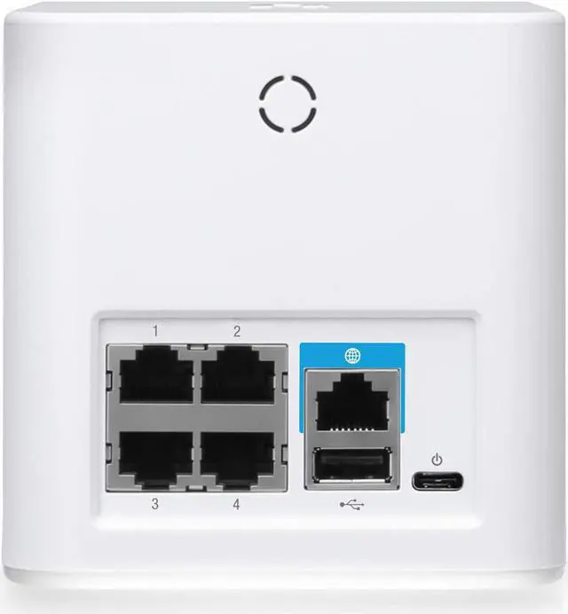 Alt view image 5 of 5 - AmpliFi HD Wifi Router by Ubiquiti Labs, Seamless Whole Home Wireless Internet Coverage, HD Wifi Router with Touchscreen Display, 4 Gigabit Ethernet, 1 WAN Port, Ethernet Cable, Expandable Mesh System