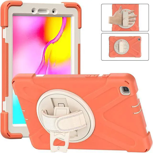 Main image of Galaxy Tab A 8.0 T290 Case, Shockproof Heavy Duty Impact Drop Protection Case Cover for Samsung Galaxy Tab A T290/T295/T297 SM-T290 SM-T295 SM-T297 (Living Coral)