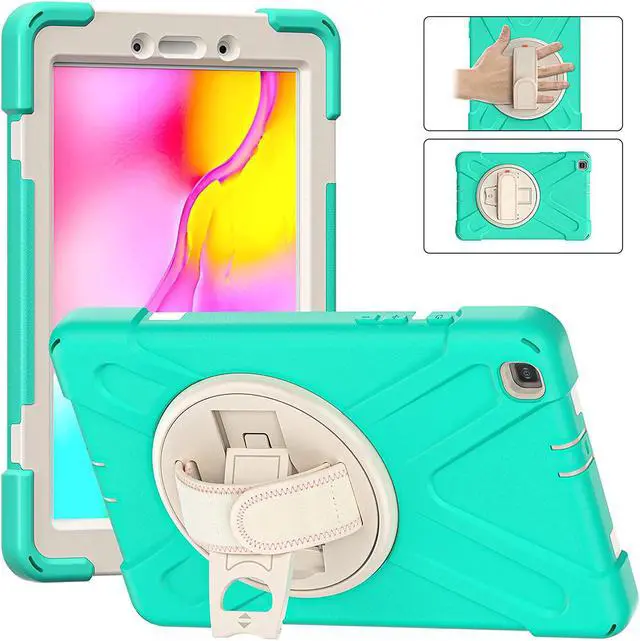 Main image of Galaxy Tab A 8.0 T290 Case, Shockproof Heavy Duty Impact Drop Protection Case Cover for Samsung Galaxy Tab A T290/T295/T297 SM-T290 SM-T295 SM-T297 (Mint Green)