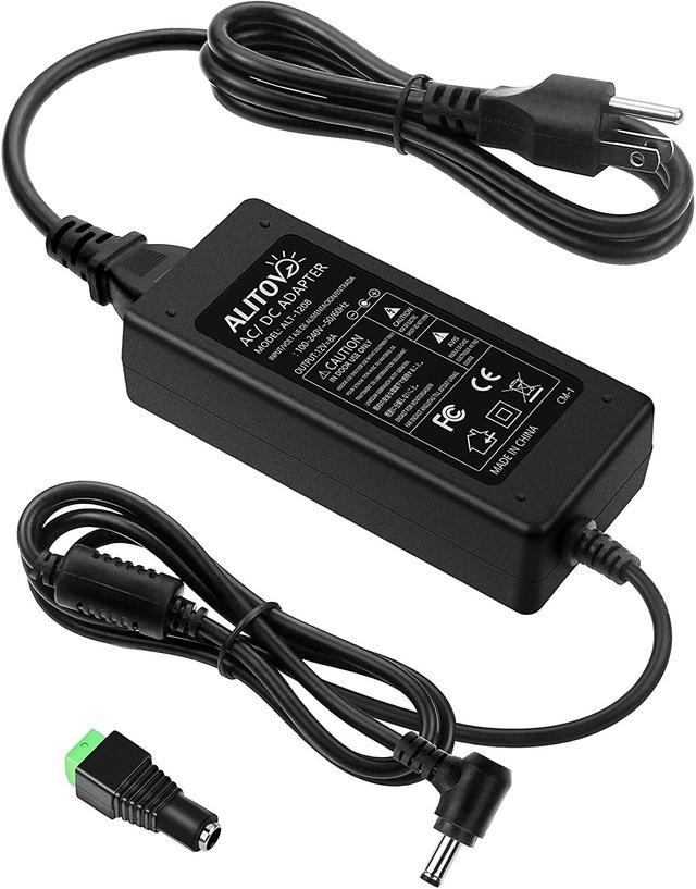 ALITOVE DC 12V 5A Power Supply Adapter for LED Strip Module Light