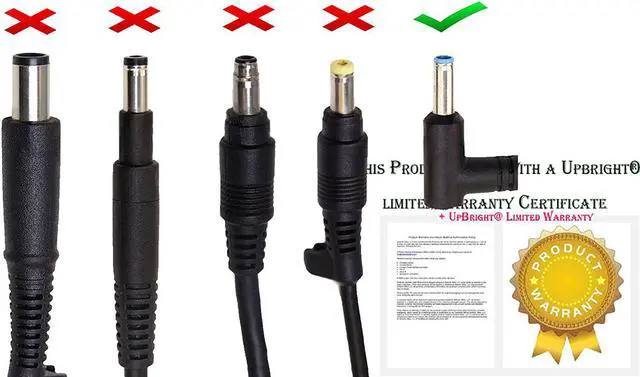 Alt view image 2 of 5 - AC Adapter Charger for HP Envy x360 m6-w010dx m6-w015dx m6-w101dx Convertible PC Laptop Notebook Ultrabook Battery Power Supply Cord Plug