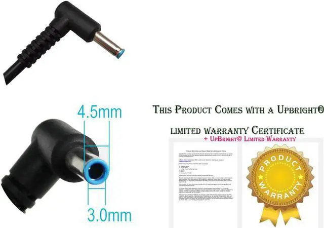 Alt view image 4 of 5 - AC Adapter Charger for HP Envy x360 m6-w010dx m6-w015dx m6-w101dx Convertible PC Laptop Notebook Ultrabook Battery Power Supply Cord Plug