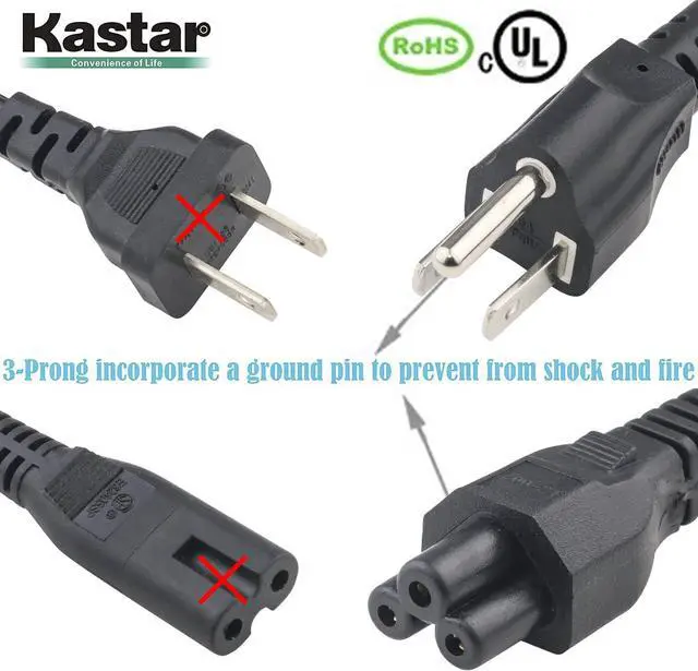 Alt view image 4 of 5 - Kastar Replacement Power Supply AC Adapter Laptop Charger for Toshiba Satellite C655 C655D C675 C850 C855 C855D C875 C50 C55 C55D C55DT C55T C75 C75D L50 L55 L55D L75 L305; PA3714U-1ACA PA5035U-1ACA P
