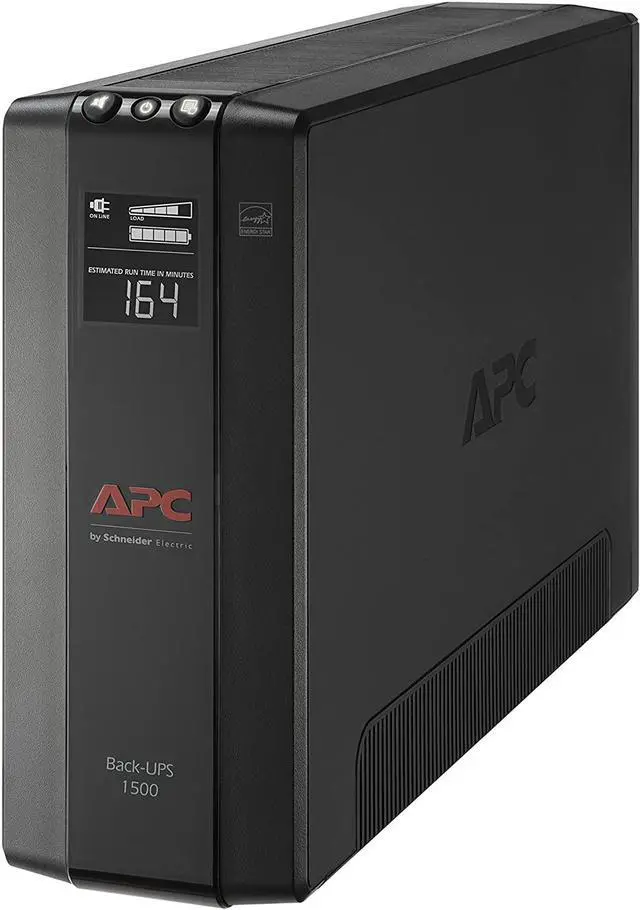 Alt view image 2 of 6 - APC UPS 1500VA UPS Battery Backup and Surge Protector, BX1500M Backup Battery Power Supply, AVR & UPS Battery Replacement, RBC33, for APC Back-UPS Models BT1500, BT1500BP, BR1500, BX1500