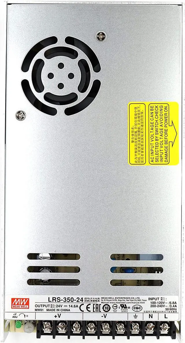 Main image of LRS-350-24 AC/DC Switching Power Supply 350.4W 24V 14.6 Amp Single Output (LRS Series 350W 24V SMPS)