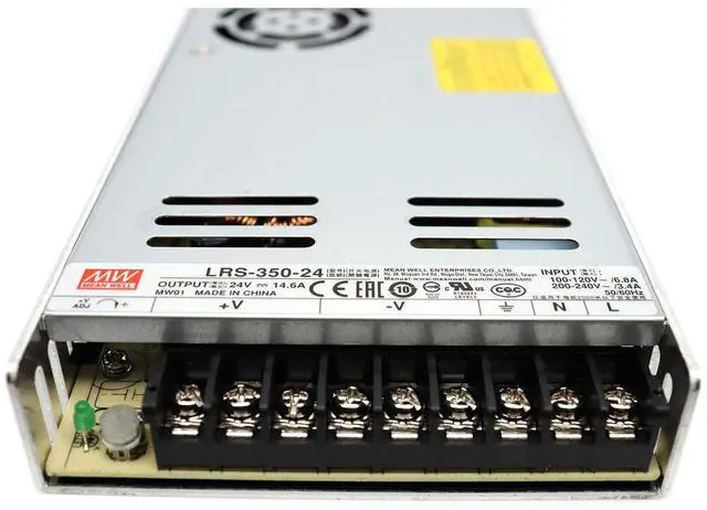 Alt view image 2 of 5 - LRS-350-24 AC/DC Switching Power Supply 350.4W 24V 14.6 Amp Single Output (LRS Series 350W 24V SMPS)