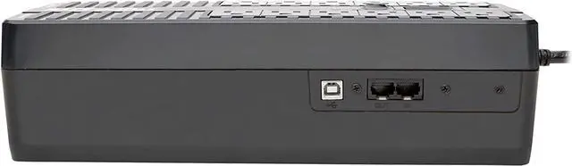 Alt view image 4 of 7 - Tripp Lite 850VA UPS Battery Backup Surge Protector Efficient ENERGY-STAR Certified, AVR, 12-Outlet Uninterruptible Power Supply, Dataline Protection, 3-Year Warranty & $100,000 Insurance (ECO850LCD)