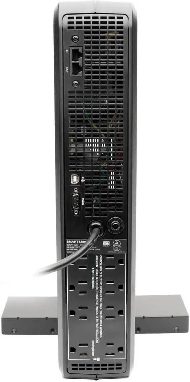 Alt view image 10 of 12 - Tripp Lite SMART1500LCDXL 1500VA Smart UPS Back Up, 900W Rack-Mount/Tower, LCD, AVR, Extended Runtime Option, USB, DB9, 3 Year Warranty & Dollar 250,000 Insurance