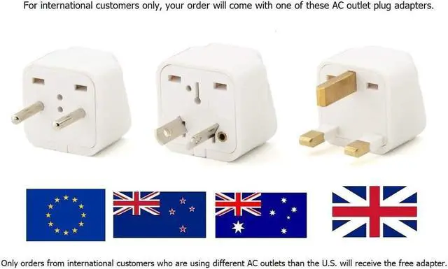 Alt view image 6 of 6 - AC Adapter - Power Supply Compatible with LG PW600 & PW600G Portable LED Projector Compact Pebble Design Smart Minibeam Projector