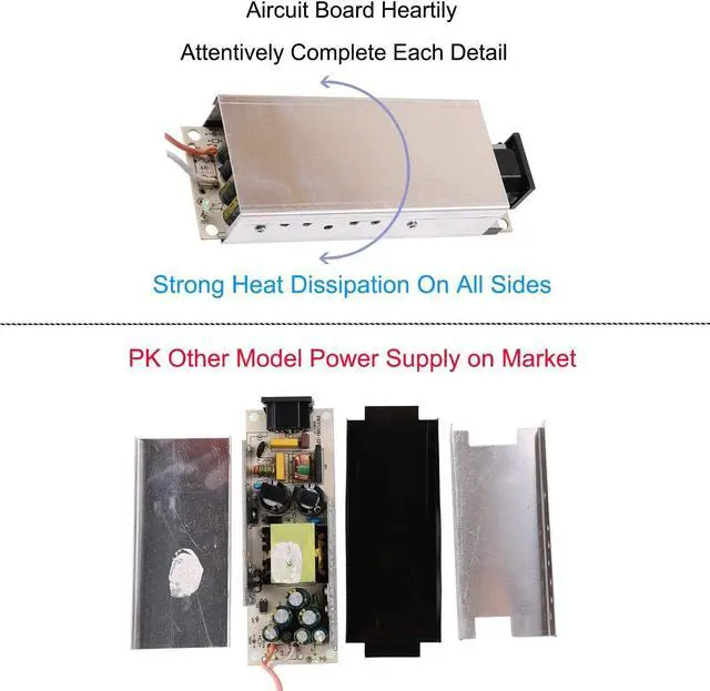 Alt view image 5 of 7 - COOLM 12V 12.5A 150W 4Pin 4-Pin Adapter Replacement 10A 8A for FSP Group Inc. FSP150-AHAN1 FSP150-AHAN1-VR P/N 9NA1350204 9NA1501829 SPI P/N AD150-AHAN1-INTL Power Supply