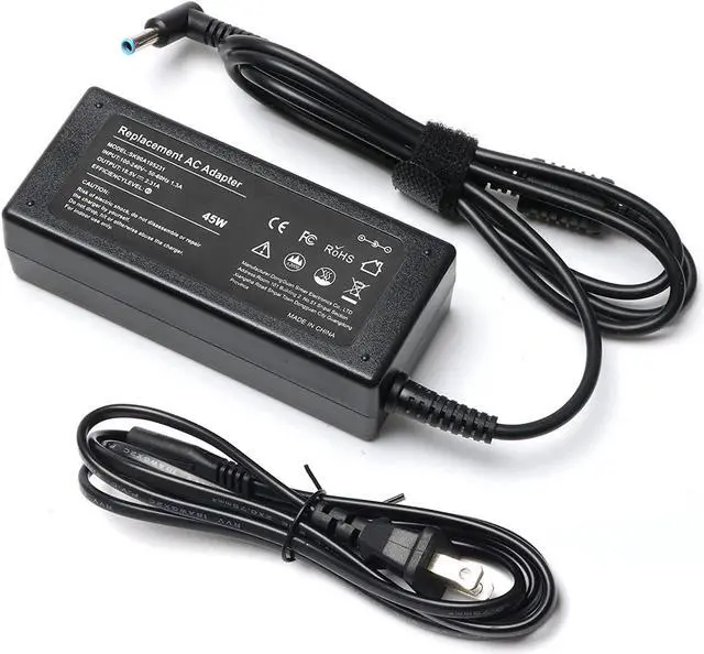 Main image of 19.5V 2.31A 45W Ac Adapter Laptop Charger for HP Pavilion 11 13 15 X360 M3 elitebook Folio 1040 G1 G2 G3 touchsmart 11 13 15 15-f009wm 15-f024wm Spectre ultrabook 13 Stream 13 11 14 Series Power Cord