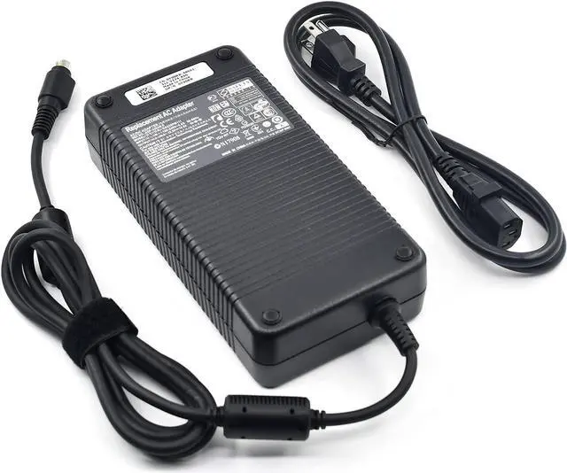 Alt view image 2 of 7 - New Replacement 330W 19.5V 16.9A Power AC Adapter Power Supply ADP-330AB B for 330W Clevo P370SM-A, P775DM3, MSI GT83VR GT73VR GT80, Asus ROG GX700VO-GC011T Computer 330w Power Supply 4 Holes