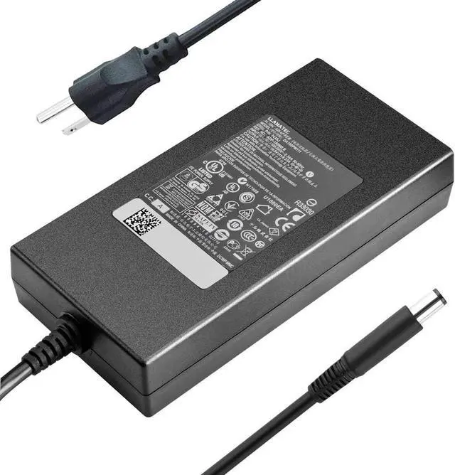 Alt view image 3 of 4 - 180W AC Adapter Charger Fit for Dell Alienware 17 R3 15 R3 15 R2 X51 R2 13 14 M17X M15X M14X X51 Dell Precision M4600 M4700 M4800 M6400 M6500 M6600 M6700 Laptop Power Supply Cord