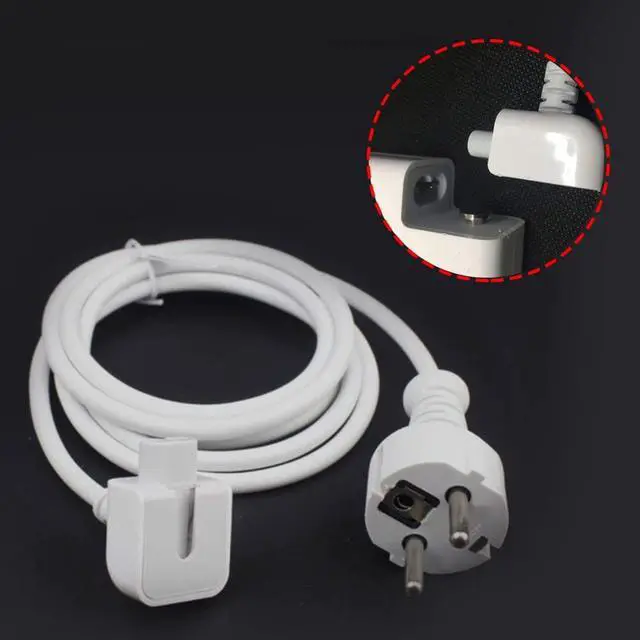 Alt view image 6 of 6 - Extension Wall Cord Plug Eu Euro European Union Standard for Macbook 11 Inch 13 Inch 60w Macbook Pro 15- Or 17-inch 85w Power Adapter
