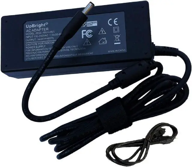 Main image of UpBright New 19.5V 3.34A 65W AC/DC Adapter Replacement for Dell Inspiron P55F P55F002 P57G P57G002 2-in-1 Laptop DP/N: 9Y8G9 A00 DPC 19.5VDC Power Supply Cord Cable PS Battery Charger Mains PSU