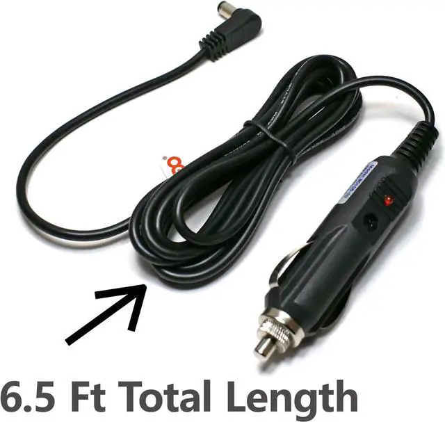 Alt view image 5 of 6 - Car Charger for RCA Single Dual Screen Portable DVD TV Combo Player Celestron Telescopes 12V 6.5 Ft Power Supply Cord