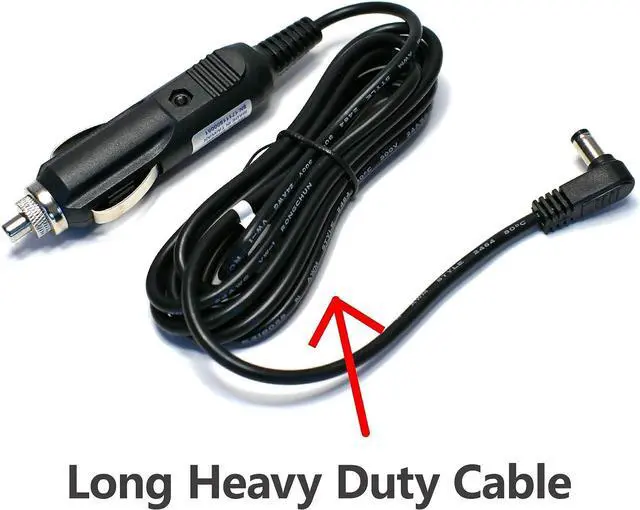 Alt view image 6 of 6 - Car Charger for RCA Single Dual Screen Portable DVD TV Combo Player Celestron Telescopes 12V 6.5 Ft Power Supply Cord