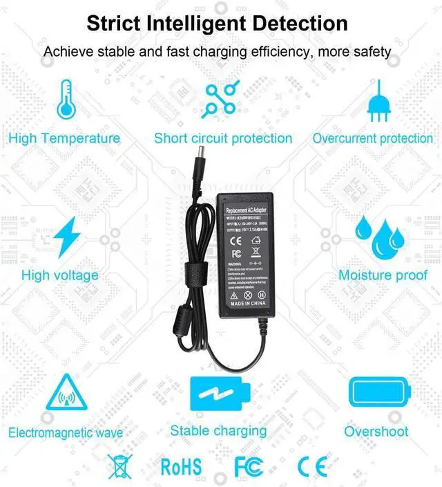 Alt view image 6 of 7 - 60W 19V 3.15A AC Charger for Samsung R730 R430 R480 R580 RV511 RV520 NP-QX410 NP305V5A NP350V5C NP300V5A NP510R5E NP470R5E AD-6019R CPA09-004A ADP-60ZH Power Supply