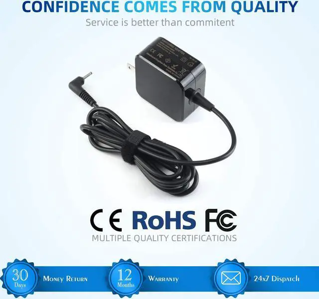 Alt view image 6 of 6 - 26W 12V 2.2A Laptop Adapter Charger PA-1250-98 for Samsung Chromebook 3 2 303C 500C 501C 503C XE500C13 XE303C12 XE501C13 XE500C12 XE503C12 XE503C32 W14-026N1A BA44-00322A Power Supply Cord