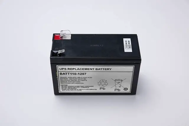 Alt view image 7 of 7 - APC UPS Battery Backup Surge Protector, 425VA Backup Battery Power Supply, BE425M & UPS Replacement Battery, BATT110-1207, for APC UPS BE550G, Generic for APCRBC110