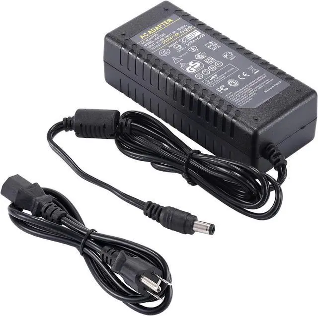 Main image of 15V 4A Power Supply - 15V 4A 60W Power Adapter Charger 100-240V AC to DC Converter 5.5x2.5mm Replacement 15V 3.5A 3A 2.5A