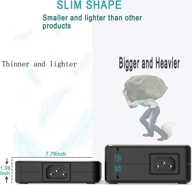 Alt view image 2 of 4 - 240W 180W AC Charger Fit for Dell Alienware M15 M17 R1 R2 R3 R4 R5 13 15 17 X51 M17X M18X Alienware Area-51m R2 G5 G7 GA240PE1-00 J211H PA-9E Precision M6800 M6500 M6600 M6700 M6400 Power Supply Cord